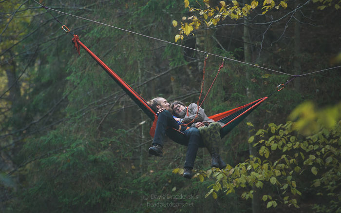 We Took Chilling In A Hammock Into A Whole New Level. Literally