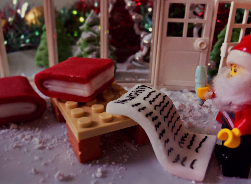 We Turned Food Into North Pole Christmas Scenes