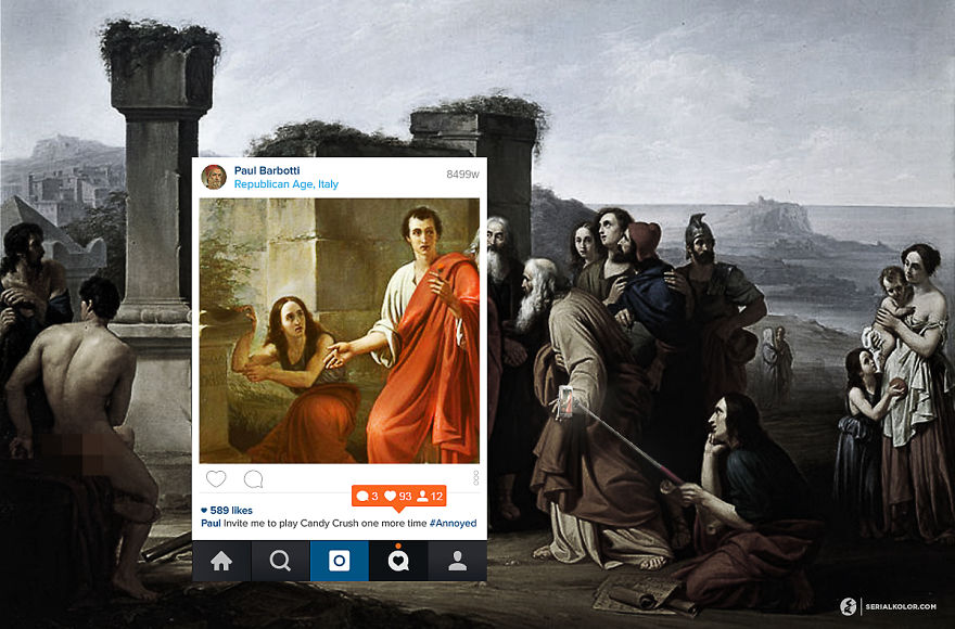 We Turned Renaissance Greek Art Into Instagram Posts