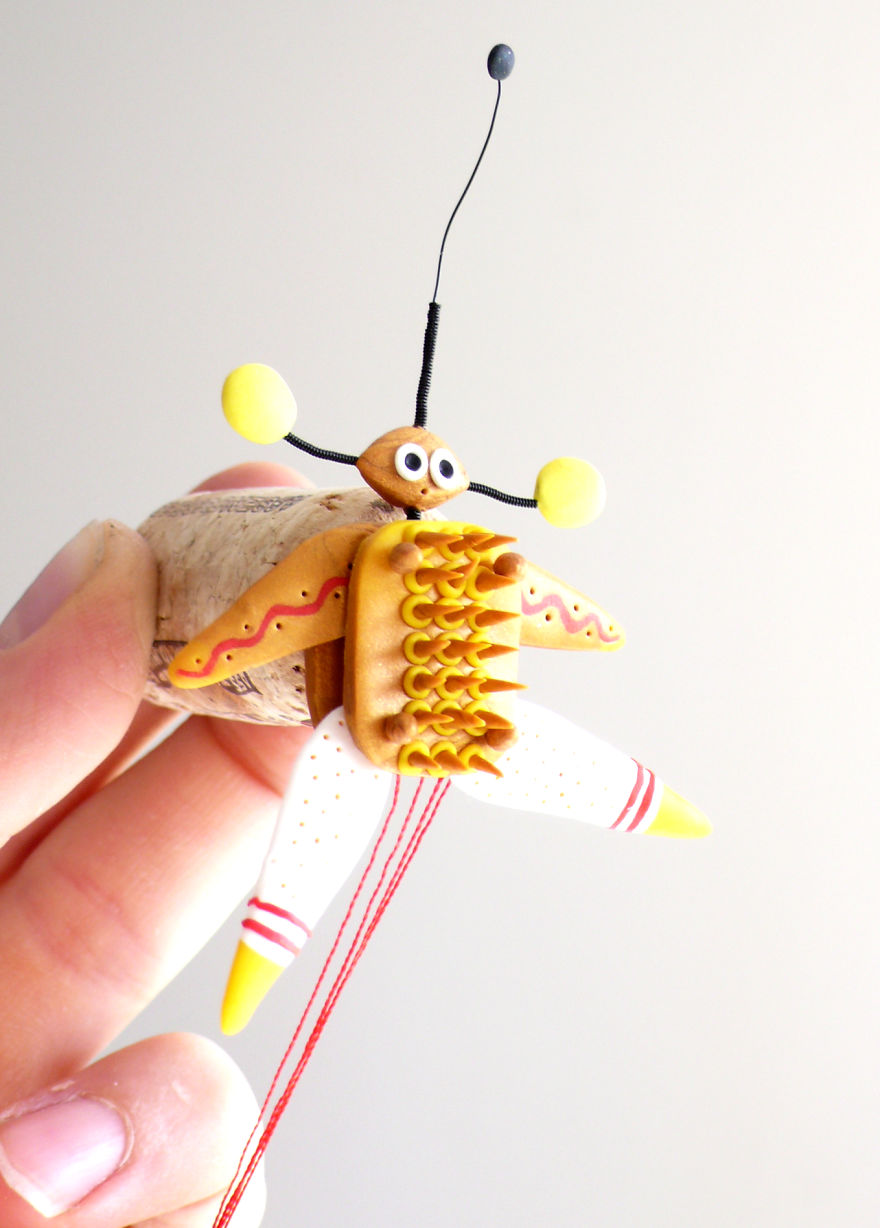 What Happens When A Jumping Jack Toy Bumps Into A Polymer Clay Artist