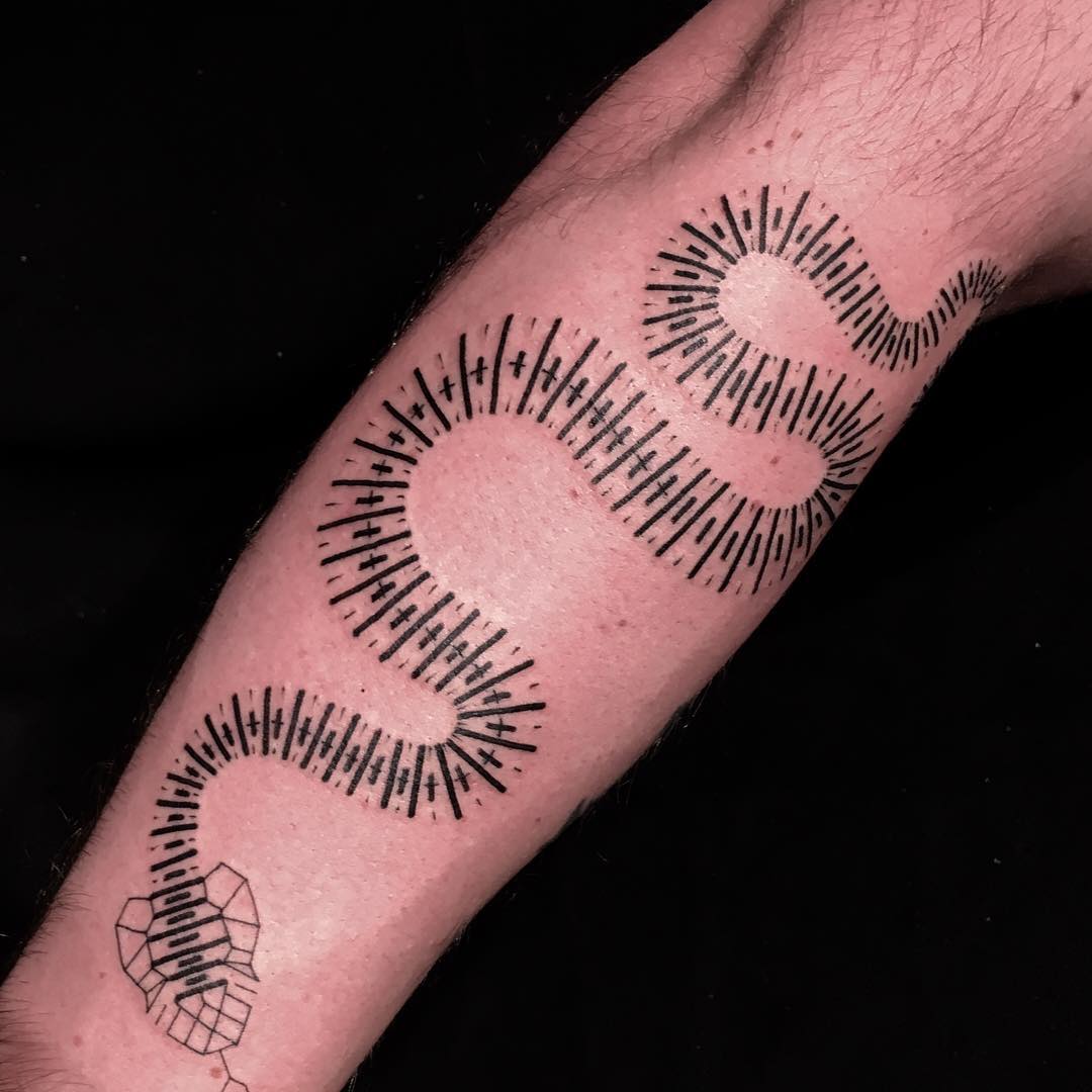 People Put Their Arms In A Hole, Letting This Tattoo Artist Ink Whatever He Wants