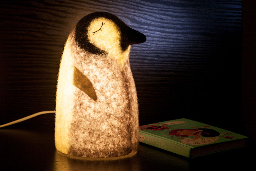 Xenia Creates Animal Felted Night Lights