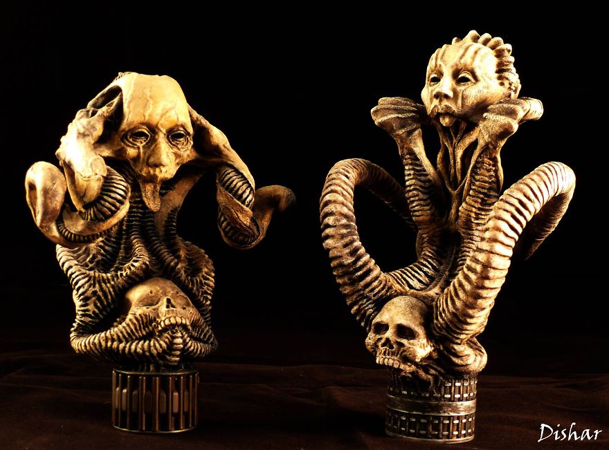 Shrines - Surreal Eerie Sculpts By Dishar's Craft (adrian Dishar Cogiel)