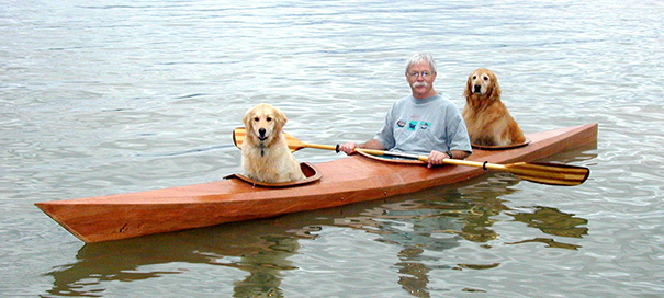 Man Built Custom Kayak So He Could Take His Dogs On Adventures
