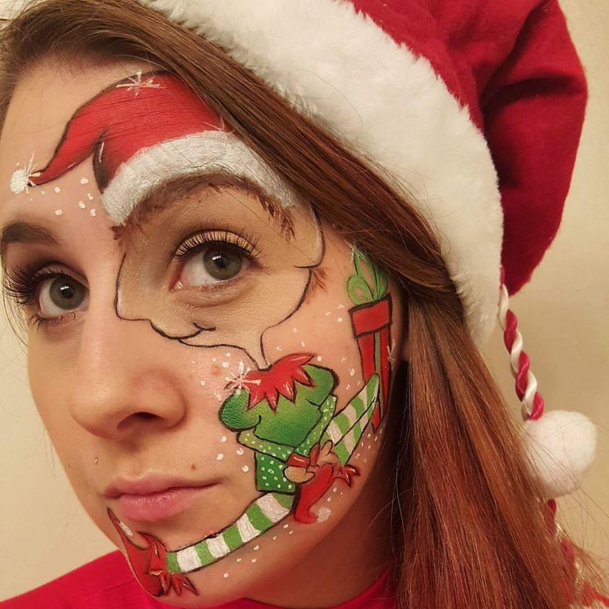 25 Days Of Christmas-Themed Makeup