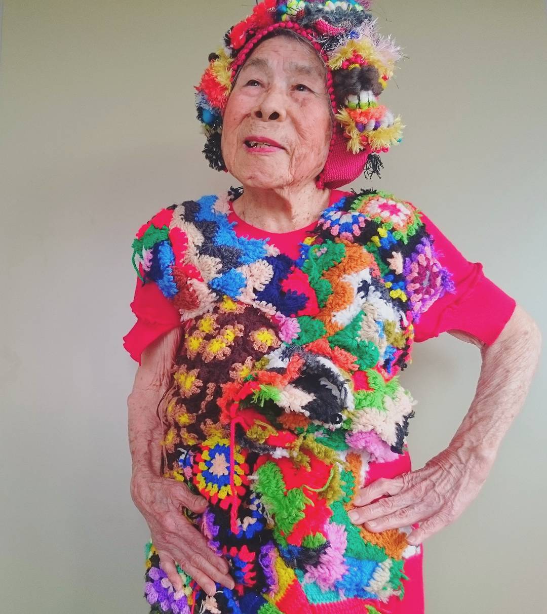 93-Year-Old Grandmother Models Her Granddaughter’s Clothes