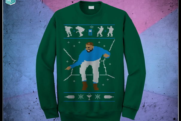 Hotline Bling Ugly Christmas Sweater Lets You Break It Down Like Drizzy
