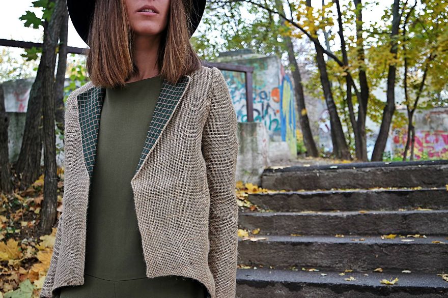 Romanian Fashion Designer Ana Novic Strikes Again With This Unique Project: The Hemp Jackets!