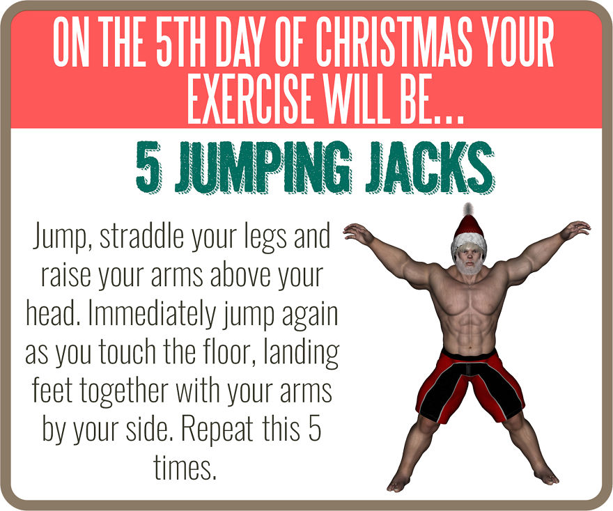 Santa Got Ripped This Christmas In Just 12 Days!