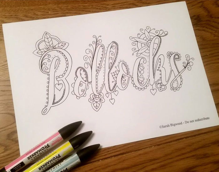Swear Word Coloring Book Will Help You Stop Swearing And Start Coloring In 2016
