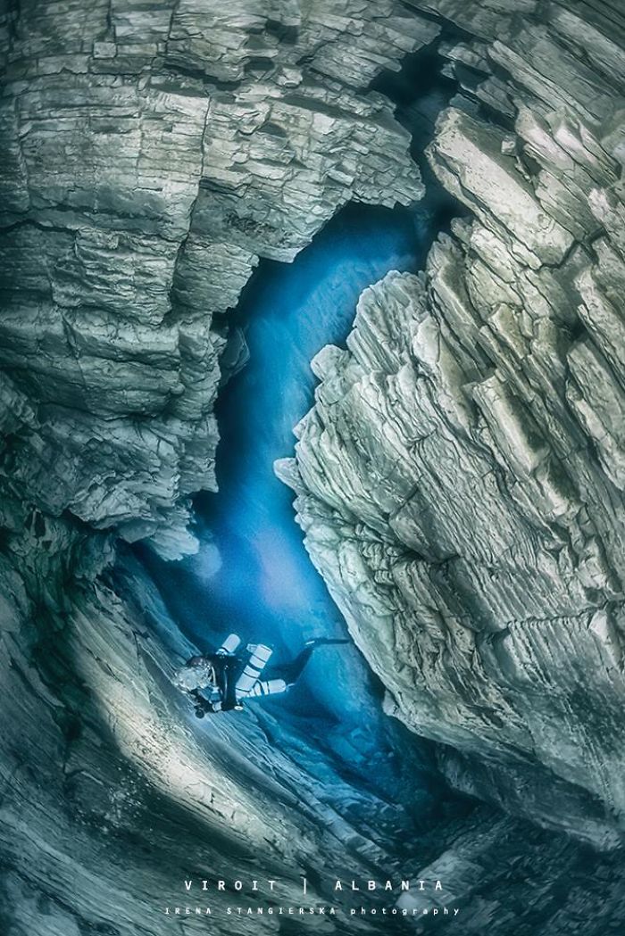 The Magical Underwater World Of Albanian Caves