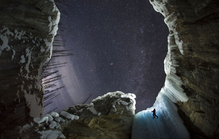 Astro-adventures: Mountain Photographer Captures Sports Under The Stars