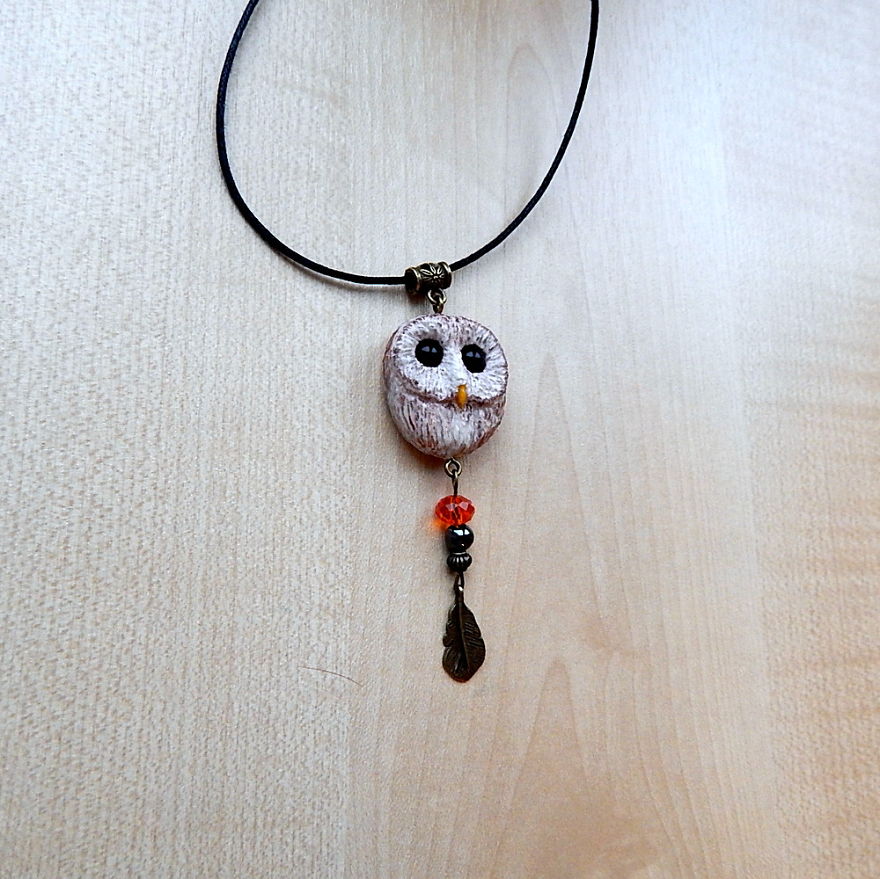 Barn-owl Pendant