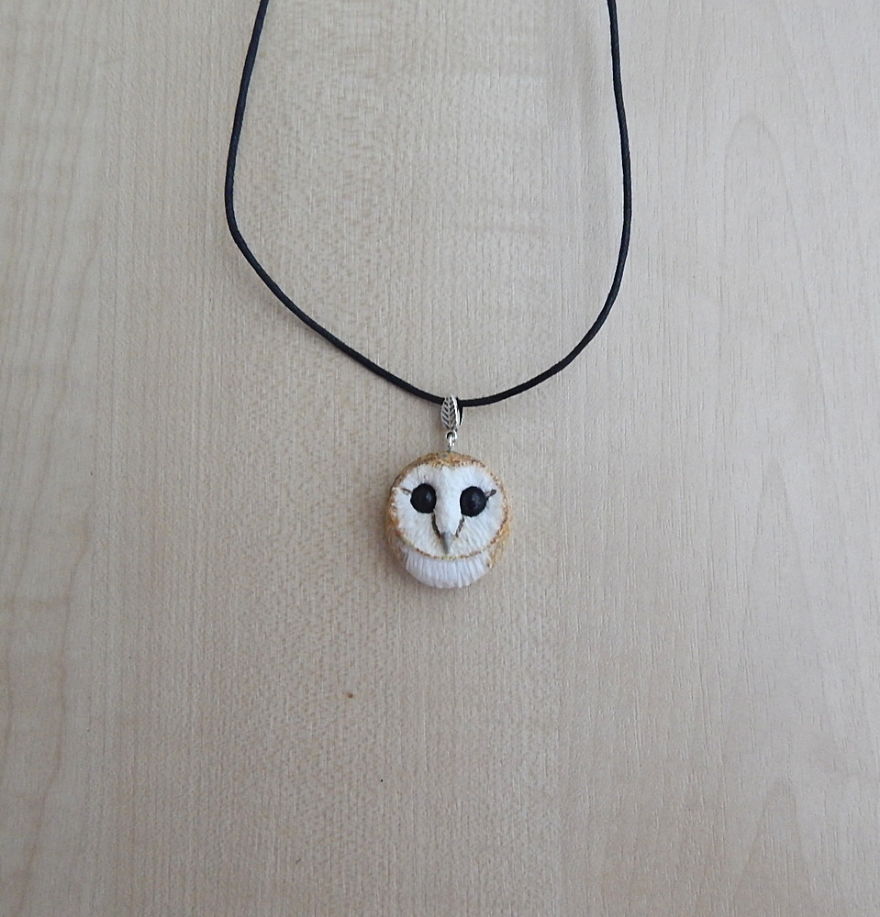 Barn-owl Pendant