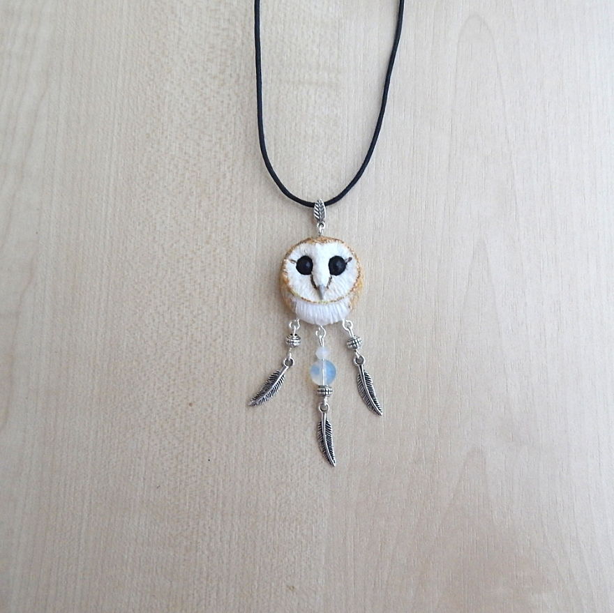 Barn-owl Pendant