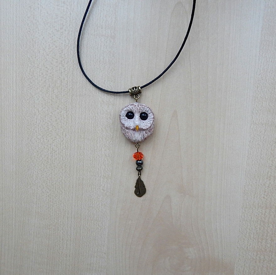 Barn-owl Pendant