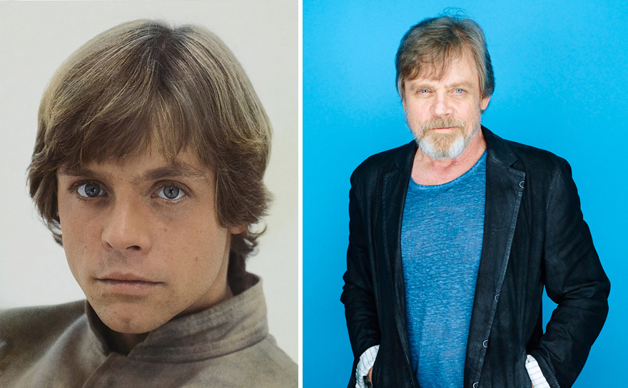 Mark Hamill As Luke Skywalker, 1980 And 2015