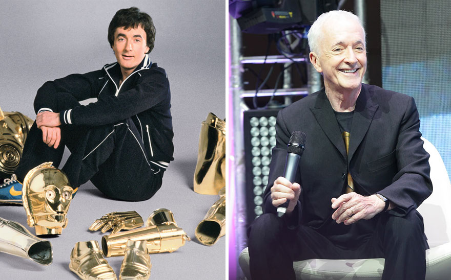 Anthony Daniels As С-3Рo, 1977 And 2015