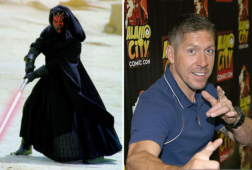 Ray Park As Darth Maul, 1999 And 2015