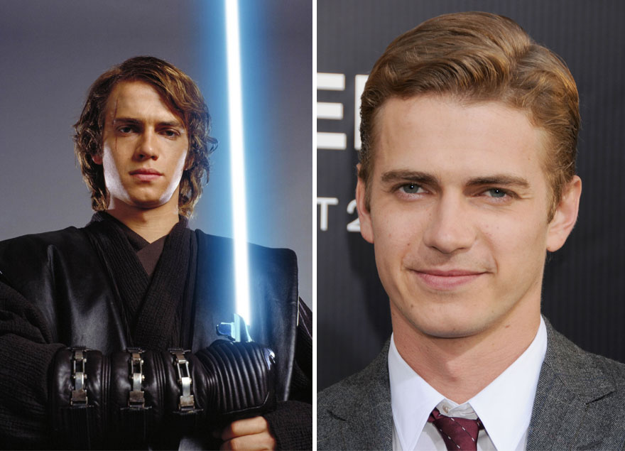 Hayden Christensen As Anakin Skywalker, 2005 And 2015