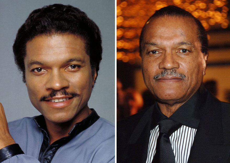 Billy Dee Williams As Lando Calrissian, 1980 And 2014