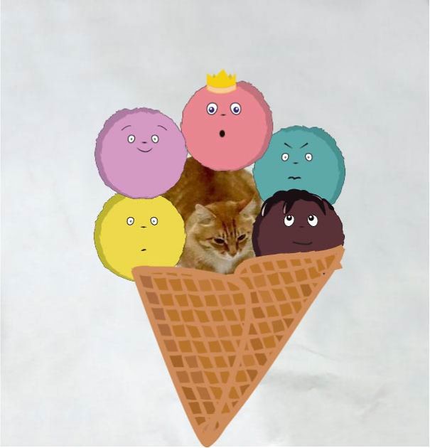 Caramel Ice-cream Cat