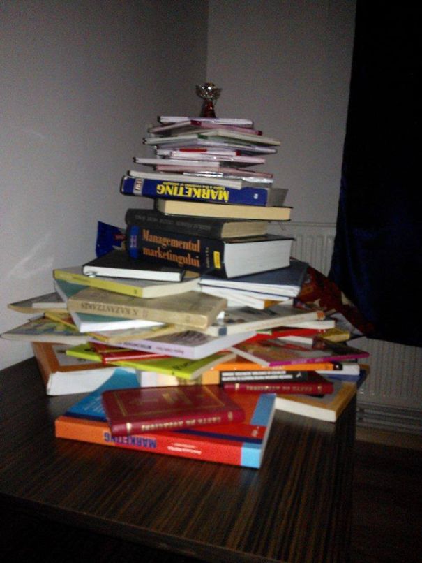 Christmas Tree From Books - Day :-)