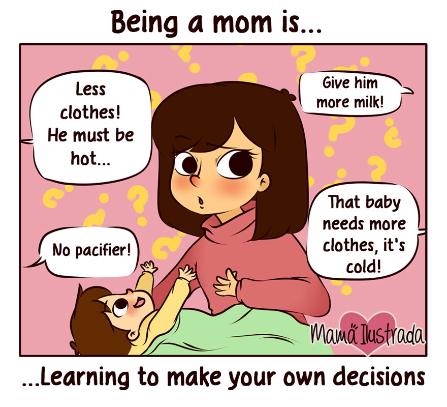 Being A Mom Is...