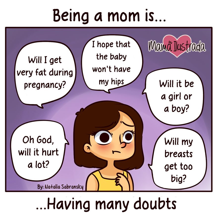 Being A Mom Is...