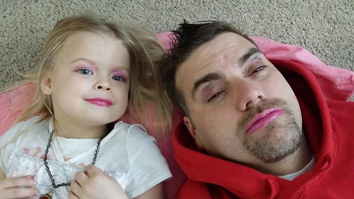 My Friend Let His Daughter Give Him A Makeover