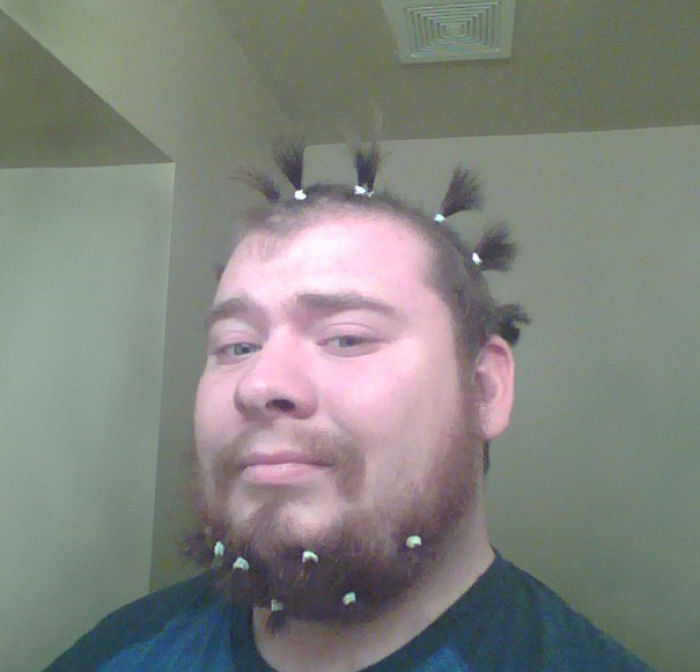 So A Little Girl At The Shelter I Work At Wanted To Do My Hair. This Happened