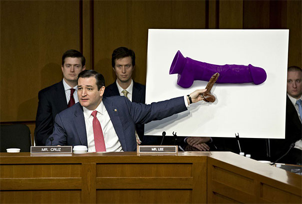 This Guy Is Replacing Guns With Dildos In Photos Of Republican Politicians