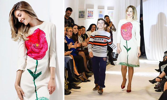 Deaf Pupils’ Drawings Turned Into A Beautiful Fashion Collection