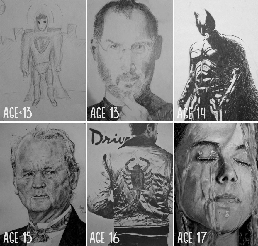 Drawing Progress Over The Last Few Years