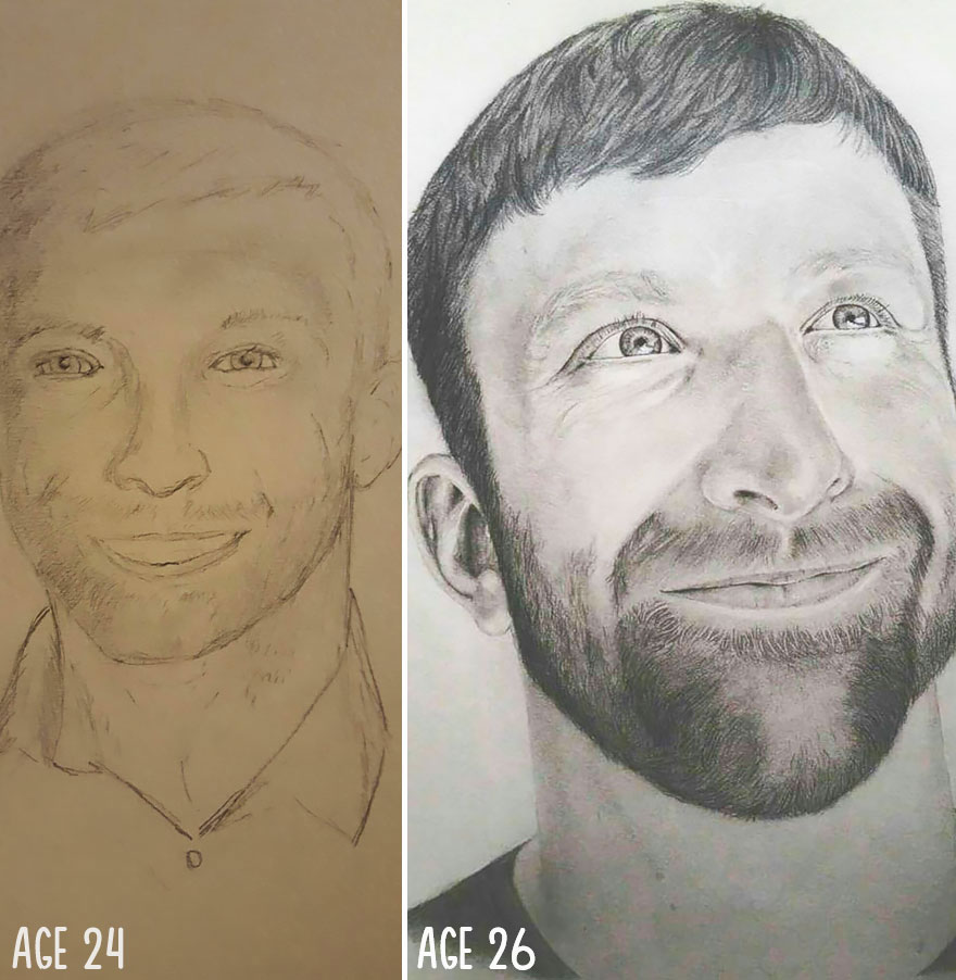 The Difference 2 Years Of Practice Makes