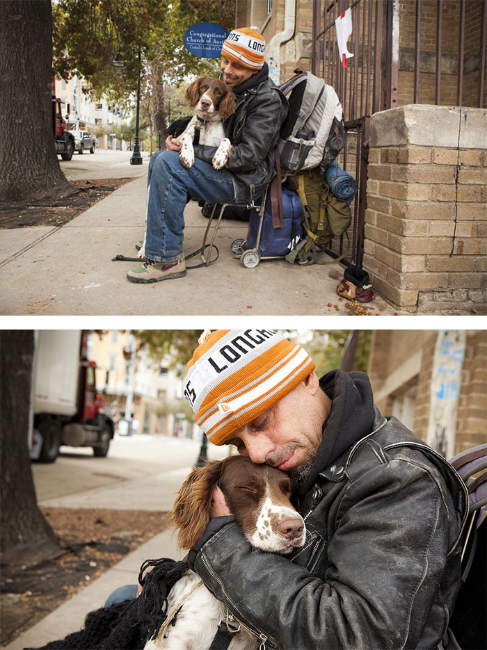 Homeless Man Chuck And His Baby Girl
