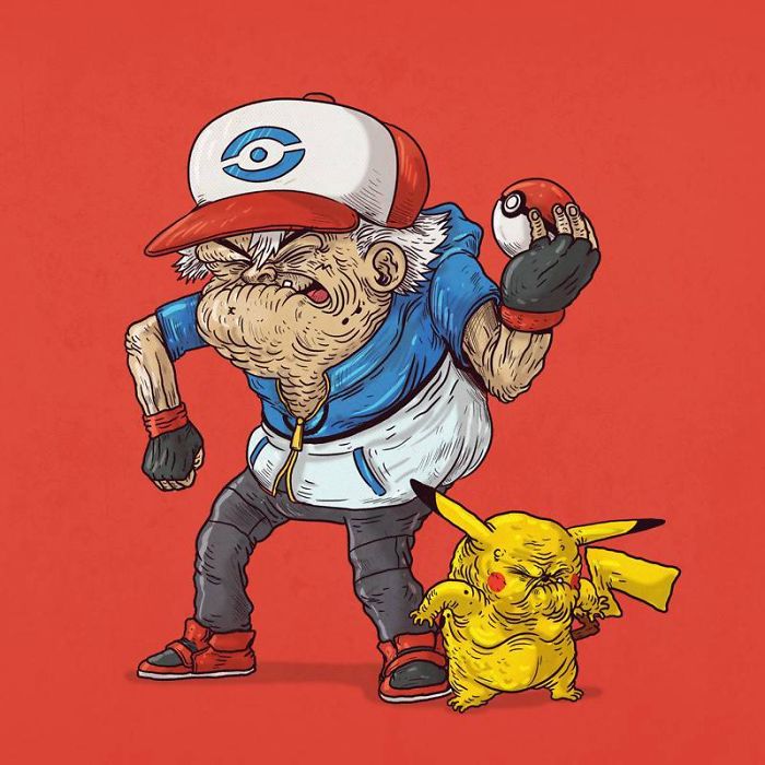 How Would Superheroes Look If They Grew Old?