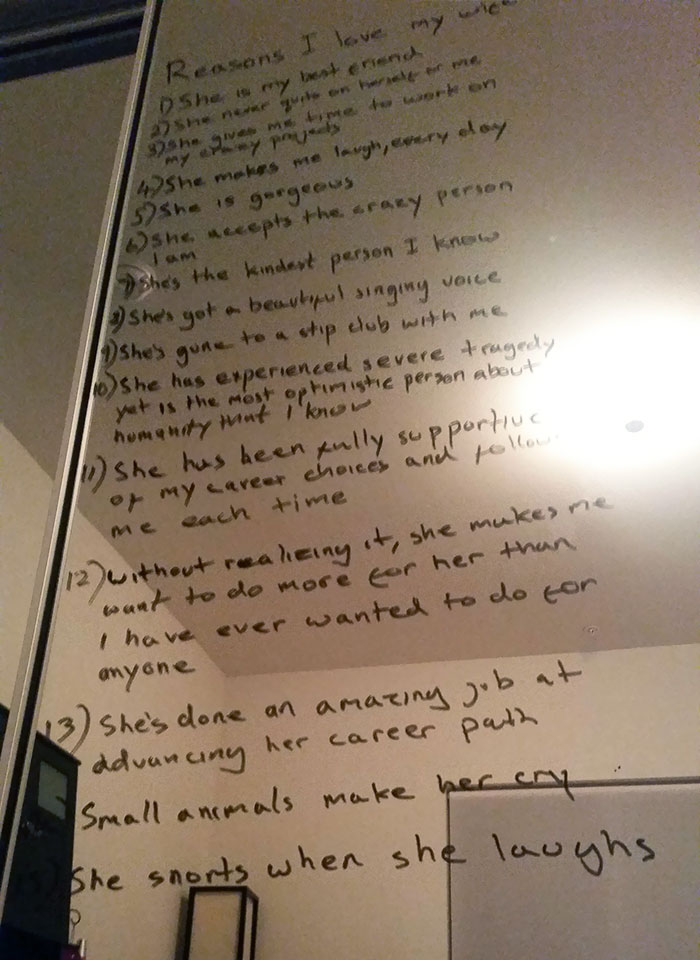 Loving Husband Lists All The Reasons He Loves His Wife Who Is Battling Depression