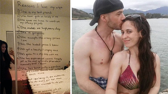 Loving Husband Lists All The Reasons He Loves His Wife Who Is Battling Depression