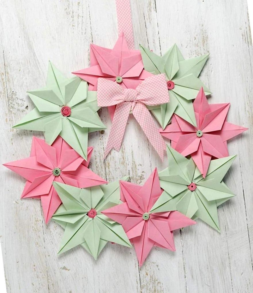 I Create Paper Decorations To Make Our Christmas Fun And Unique