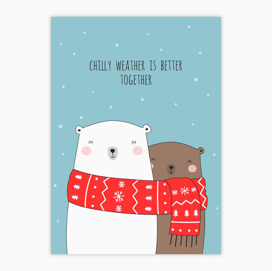 I Create Lovely Animal Greeting Cards