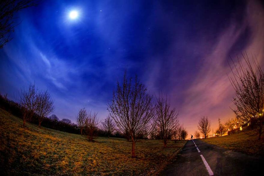 I Like To Wander At Night Because It Doesn't Remind Me Of Anything