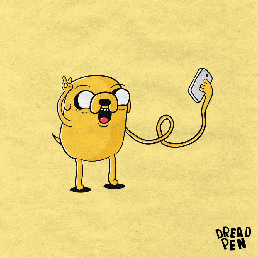 I Made Adventure Time Characters Take Selfies