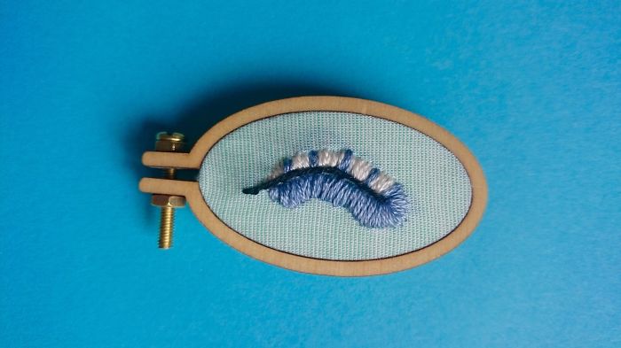 I Make Modern Embroidery Pieces That Show Animals In All Their Colors
