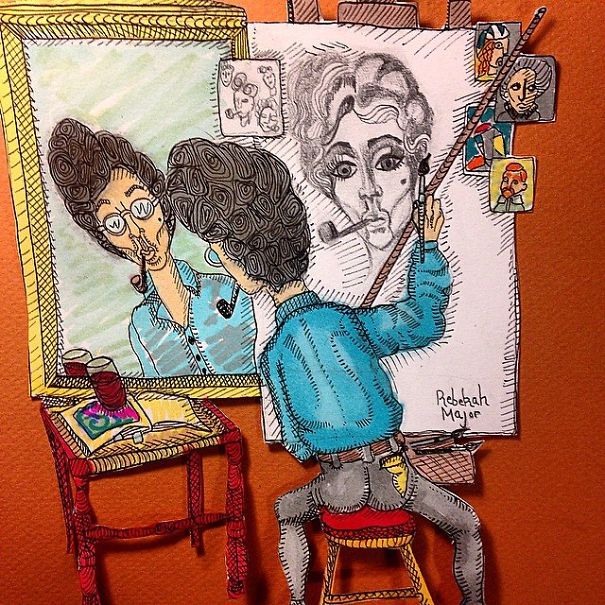 Illustrator Draws The Musician Prince Everyday For An Entire Year