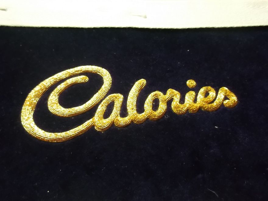 Insanely Intricate Hand-embroidered Candy Bars... With A Darker Twist