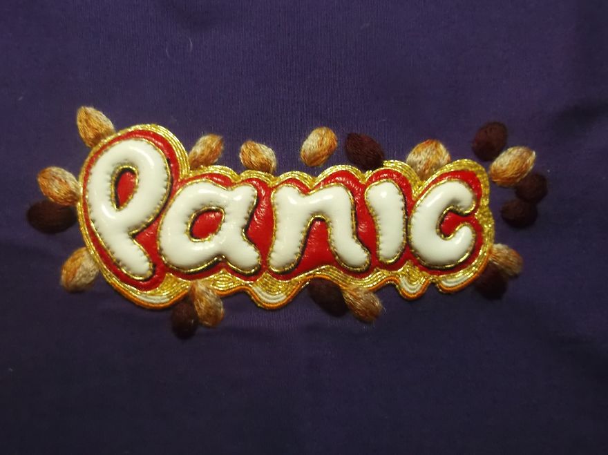 Insanely Intricate Hand-embroidered Candy Bars... With A Darker Twist