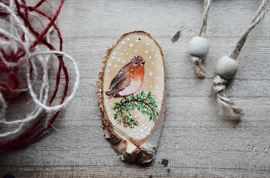 It’s The Little Things That Make Christmas Special, So I Paint Them On Small Pieces Of Wood