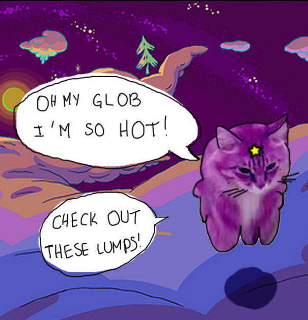 Lumpy Space Cat (adventure Time)