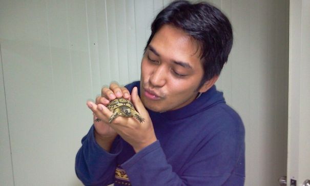 Me And My Turtle Hangin' Out